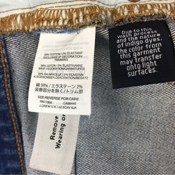 MADEWELL Relaxed Denim Distressed Shorts in Blue Size 24 - Picture 9 of 10